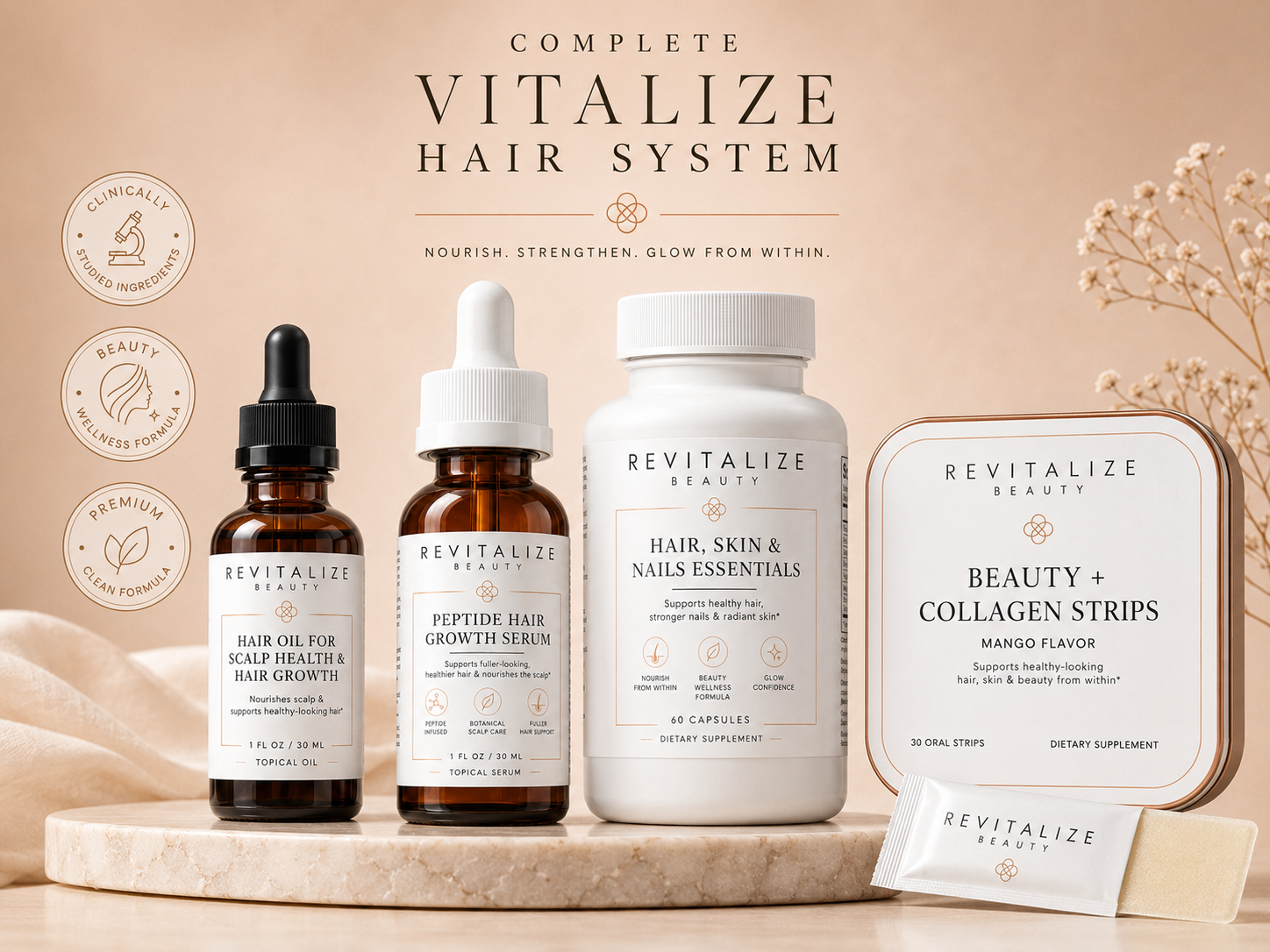 The Complete Vitalize Hair System