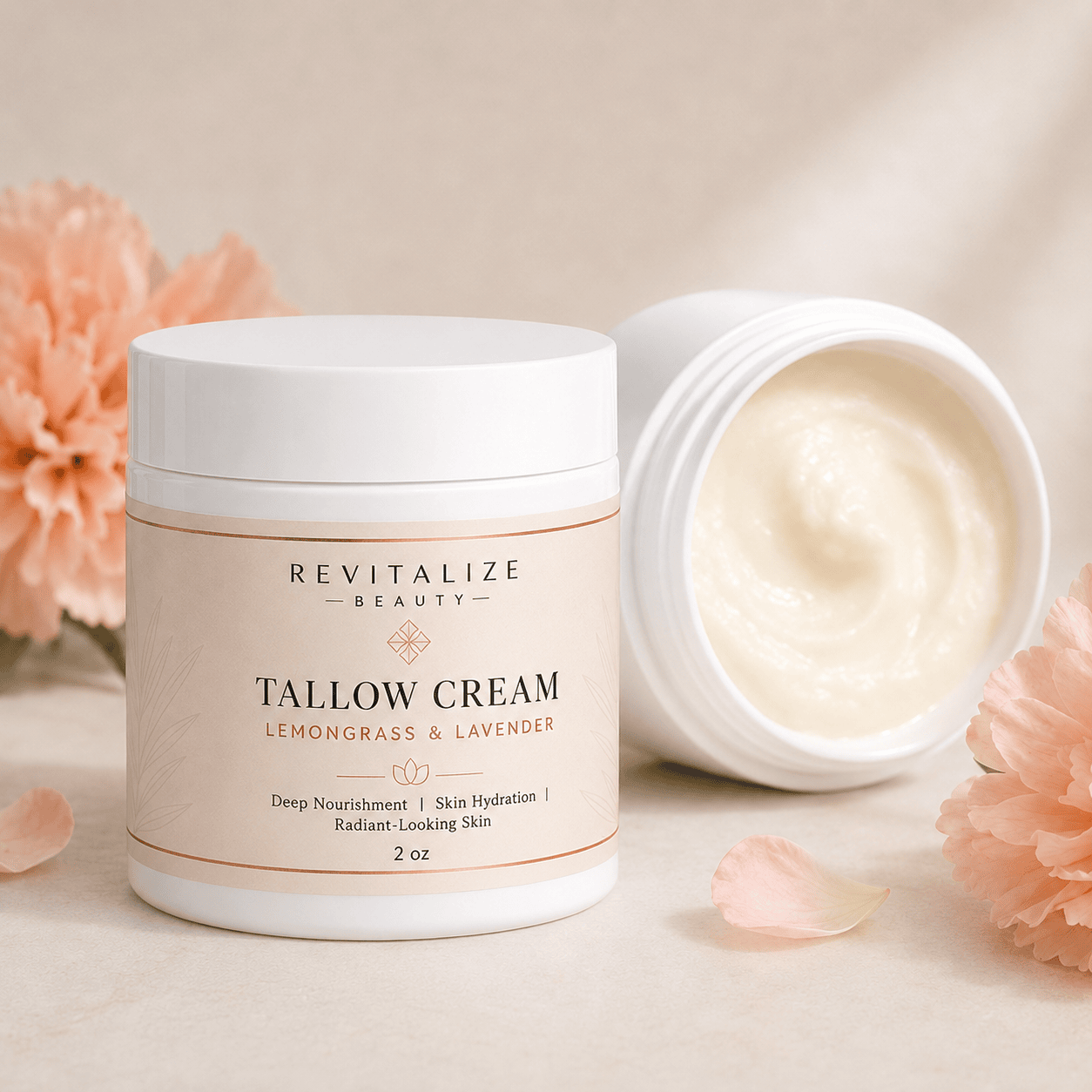 Tallow Cream Lemongrass & Lavender